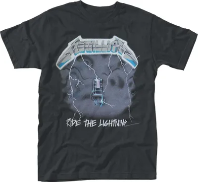 Immagine prodotto di Maglietta Metallica Ride The Lightning nera