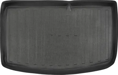 Image de Tapis De Coffre Sur Mesure Pour Hyundai i20 2009-2014, Noir, Antidérapant, Bord Haut, Toutes Saisons