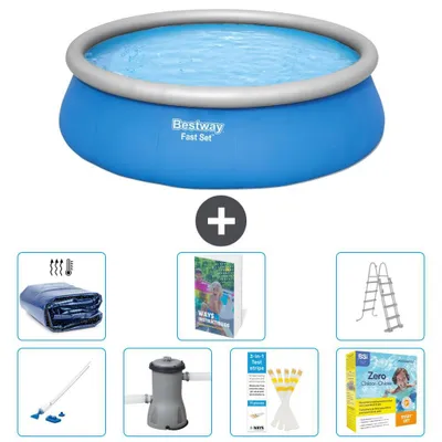 Produktbild von Bestway Fast Set Rund - 457x122 cm - 8-teilig  S370