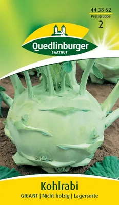 Produktbild von Quedlinburger Saatgut - Kohlrabi Gigant - Samen - 443862