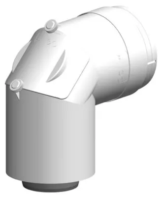 Produktbild von ATEC | 87°- Kontrollbogen konzentrisch PolyTwin | DN80/125