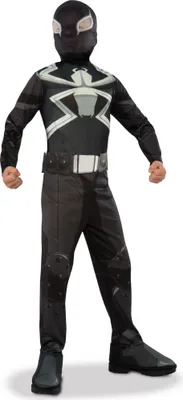 Produktbild von Venom-Kinderkostüm für Jungen schwarz-weiß - 122/140 (8-10 Jahre)