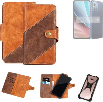 Produktbild von K-S-Trade Handyhülle Schutzhülle Bookstyle Case Wallet-Case kompatibel mit Motorola Moto G Stylus (2023) Cover Klapphülle Kantenschutz Smartphone