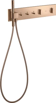 Produktbild von Thermostatmodul AXOR ShowerComposition UP 540 / 110 3 Verbr polished red gold polished red gold