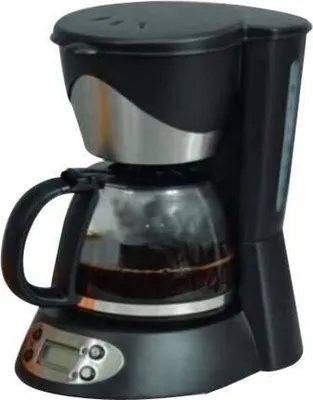 Produktbild von KitchenChef KSMD230T, Filterkaffeemaschine, 0,7 l, Gemahlener Kaffee, 550 W, Schwarz, Edelstahl