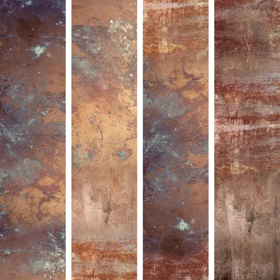 Produktbild von PURO TAPETE - Realistische Tapete ohne Rapport und Versatz 10m Vlies Tapetenrolle Wandtapete modern design Fototapete - Marmor Beton Modern Rostig f-C-0223-j-a