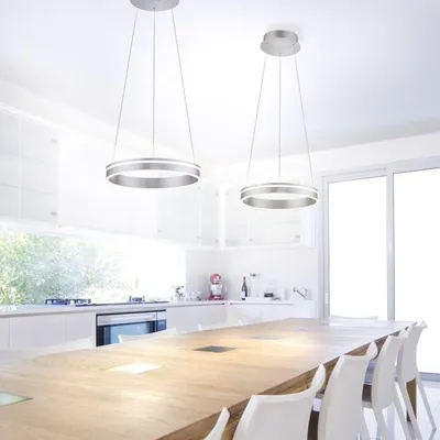 Zdjęcie produktu dla Paul Neuhaus 8410-55 Paul Neuhaus Q-VITO Smart Home Deckenleuchte silber 28 W