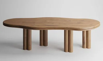 Produktbild von Casa Padrino Luxus Massivholz Esstisch Naturfarben 210 x 98 x H. 76 cm - Eichenholz Esszimmertisch - Esszimmer Möbel - Luxus Möbel