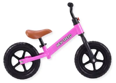 Immagine prodotto di Buxibo - Bicicletta senza pedali per bambini - Bicicletta di equilibrio - Modello "New Speed" - Rosa
