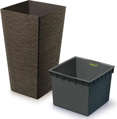Produktbild von Set 2-teilig Kunststoff Blumenkübel Java B 20 cm H 38 cm