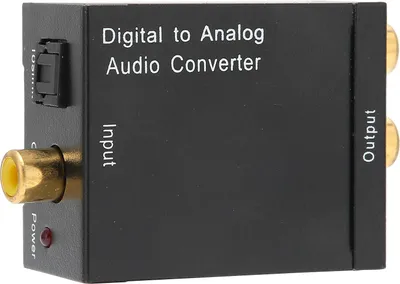 Zdjęcie produktu dla Konwerter sygnału audio z cyfrowego koncentrycznego sygnału optycznego na analogowy sygnał R/L