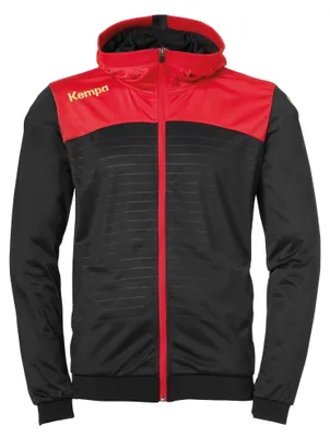 Produktbild von Kempa Emotion 2.0 Kapuzenjacke schwarz/rot/gelb 3XL
