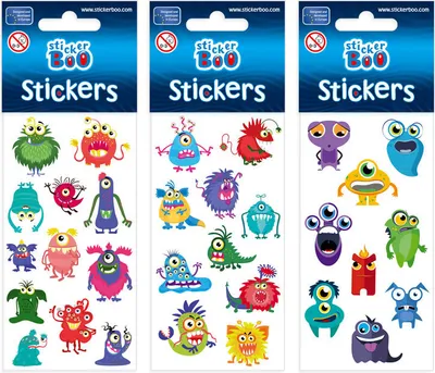 Produktbild von Aufkleber Boo Monsters 476947