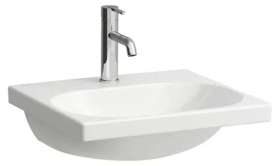 Zdjęcie produktu dla Laufen Lua - Umywalka meblowa 46x50 cm, bez przelewu, otwór na baterię, biała H8100810001561