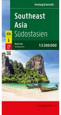 Obrázok produktu pre Juhovýchodná Ázia, cestovná mapa, mierka 1:3 200 000, vydavateľstvo freytag & berndt