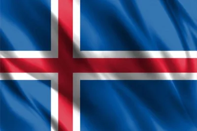Produktbild von Isländische Flagge – Flagge von Island – isländische Flagge – isländische Gemeinschaftsflagge – 90/150 cm – isländische Flagge – Flagge von Island – Reykjavic