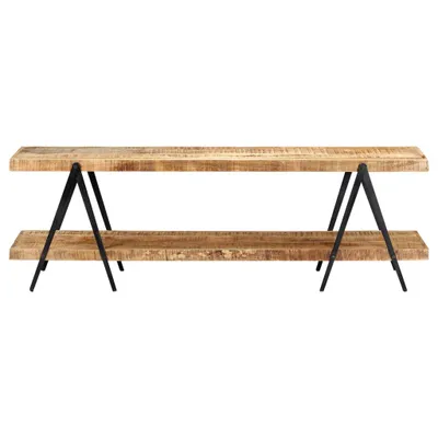 Image de vidaXL étagère TV 160x40x50 cm bois massif manguier