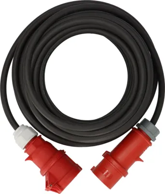 Produktbild von Brennenstuhl CEE Verlängerungskabel IP44 mit Phasenwender 25m schwarz H07RN-F 5G4,0 CEE 400V/32A