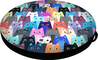 Image de Bertoni | Lit pour chat, épaisseur 4 cm, matelas pour chat, rembourrage en mousse souple, diamètre 40 cm Meow
