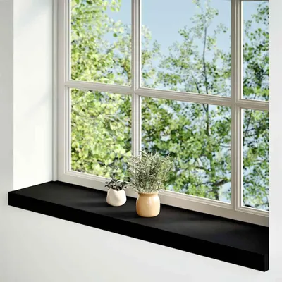 Zdjęcie produktu dla vidaXL Parapety 2 szt. Ciemny brąz 70x20x2 cm lite drewno dębowe