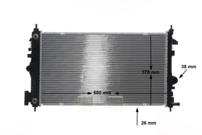 Obrázek produktu pro Chladič MAHLE, chlazení motoru Článek: CR 1103 000S