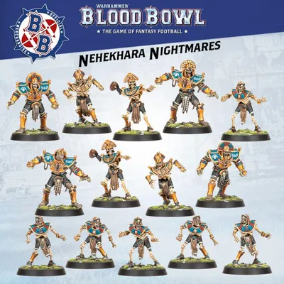 Produktbild von Games Workshop Gruftkönige-Team für Blood Bowl: Die Nehekhara Nightmares, Sammelfigur