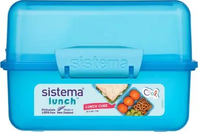 Immagine prodotto di Sistema® Lunch™ Lunch Box con 2 scomparti 1,4 l, blu