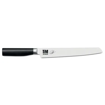 Produktbild von Kai Tim Mälzer Kamagata Schinkenmesser, Küchenmesser, Kochmesser, Edelstahl, Kunststoff, Schwarz, 23 cm, TMK-0704