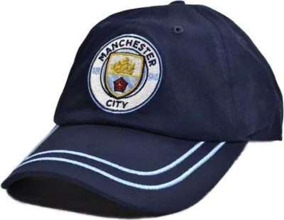 Obrázok produktu pre Manchester City FC - Baseballová čiapka so zadným popruhom BS3591 (jedna veľkosť) (námornícka/svetlomodrá)
