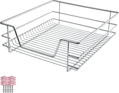 Produktbild von tectake® Teleskopschublade verchromt einfache Montage