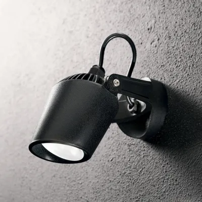Produktbild von Ideal Lux Wandleuchte Minitommy Ap1 Schwarz