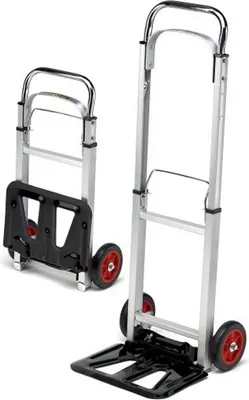 Produktbild von Aluminium Sackkarre klappbar 90kg Traglast Transportkarre Stapelkarre Handkarre Karre