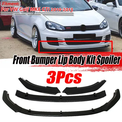 Produktbild von AUDEW spoiler lip, dyfuzor spoiler lip przedni spoiler lip przedni fartuch lip do VW GOLF MK 6 VI GTI 2010-2013
