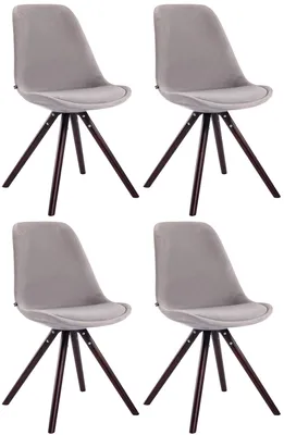 Obrázek produktu pro sada 4 židlí Toulouse velvet round