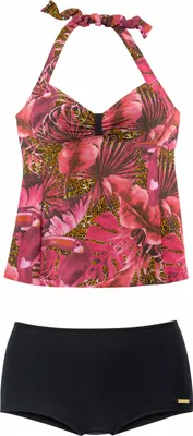 Produktbild von LASCANA Tankini pink-bedruckt Größe 40 Cup D