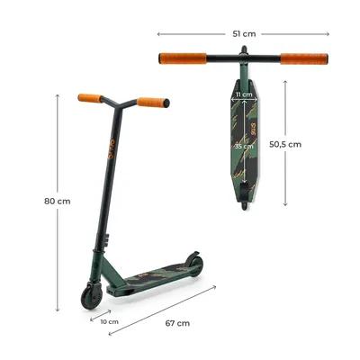 Immagine prodotto di Kinderkraft monopattino acrobatico Solis Verde