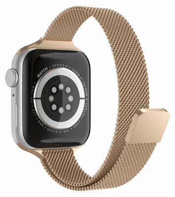 Zdjęcie produktu dla Techsuit Pasek Apple Watch 1/2/3/4/5/6/7/8/SE/SE 2/Ultra - złoty