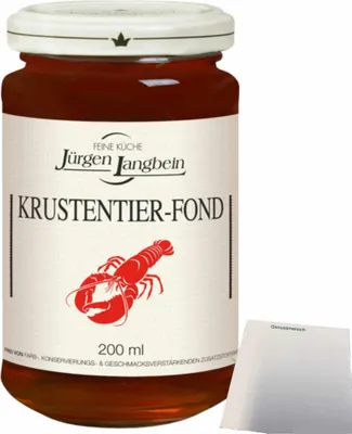 Produktbild von Jürgen Langbein KRUSTENTIER-FOND (200ml Glas) + usy Block