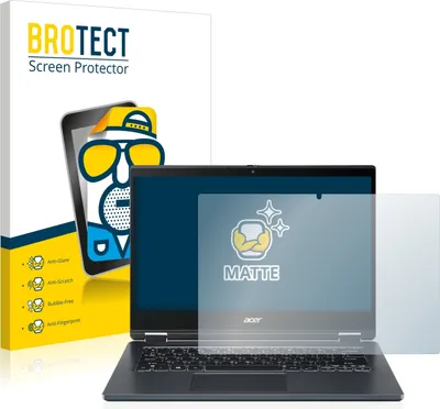 Produktbild von BROTECT Schutzfolie für Acer TravelMate Spin P4 14" 16:9 Displayschutz Displayschutzfolie Folie Matt Entspiegelungsfolie