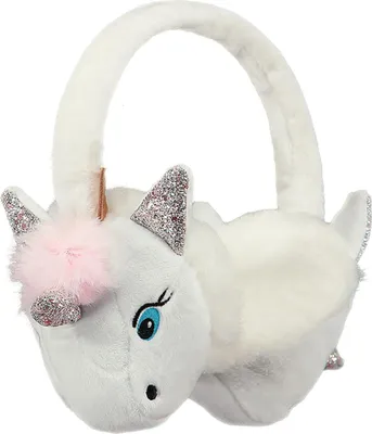 Produktbild von BARTS Mädchen Einhorn Ohrenschützer mit Kunstfell weiss