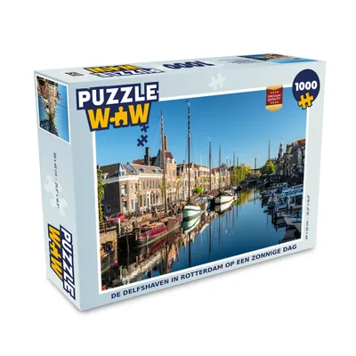 Obrázok produktu pre MuchoWow® Puzzle 1000 ks Rotterdam - leto - loď