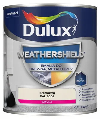 Produktbild von Akryllack für Metall und Holz, Creme RAL 9001, 0,7 l, außen, wasserbasiert