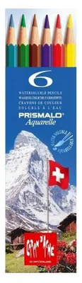 Immagine prodotto di Pastelli acquerellabili Prismalo CARAN D'ACHE, 6 pz