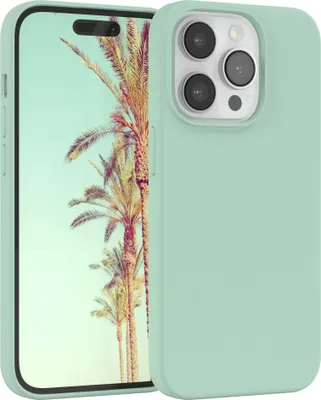Produktbild von EAZY CASE Silikonhülle für Apple iPhone 14 Pro Silikon Backcover Schutz in Grün