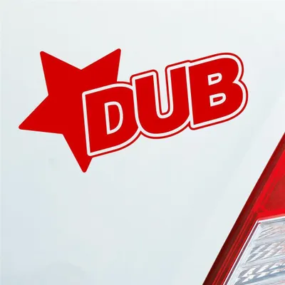 Produktbild von Auto Aufkleber Stern Tuning Star 12x7 cm Rot Sticker Heckscheibenaufkleber