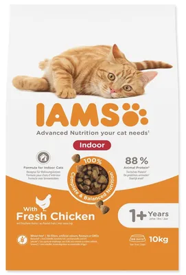 Obrázek produktu pro Krmivo IAMS Cat Adult/Senior Indoor Chicken 10kg