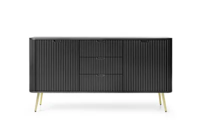 Produktbild von Kombinierte Kommode LOTAS – Schwarz/Gold