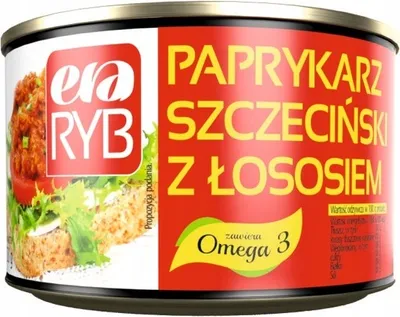 Zdjęcie produktu dla Era Ryb Paprykarz Szczeciński Z Łososiem 330G
