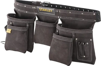 Obrázok produktu pre Stanley STST1-80113, Bedrový opasok na náradie, Hnedá, Koža, 9 vrecká/vreciek, Spona, 1 kusov