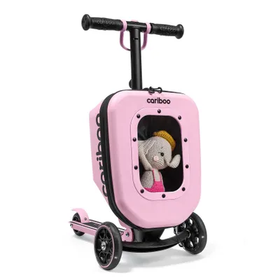 Produktbild von Dreirad-Roller mit Koffer Cariboo iTravel (rosa)